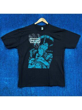 Nine Inch Nails 2005 With Teeth Tour Poster Rock Band Tee XL